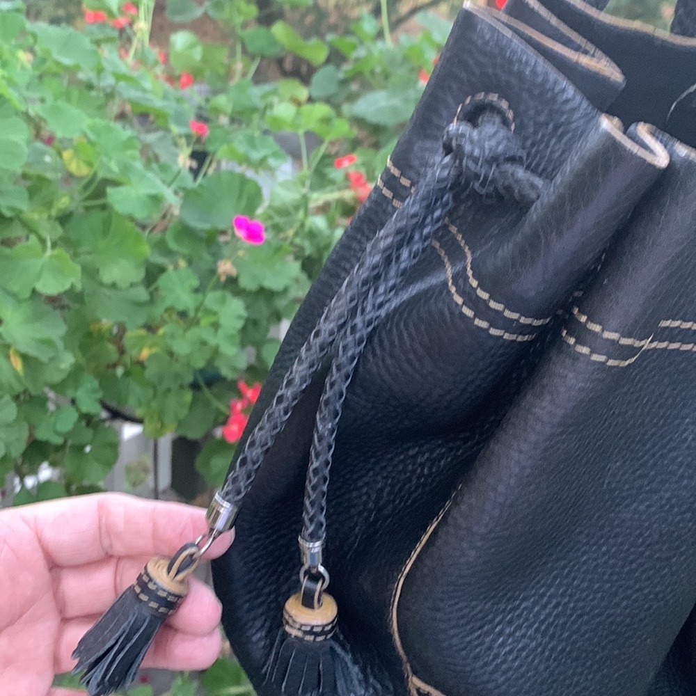 VINTAGE Cole Haan leather pebbled bag - Picture 3 of 11